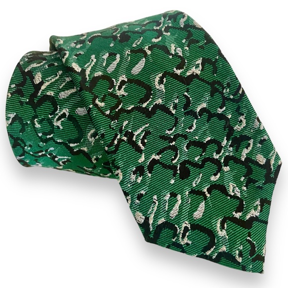Cocktail Expressions Champagne Silk Necktie Green Tie Science Father's Day Gift - Picture 1 of 7